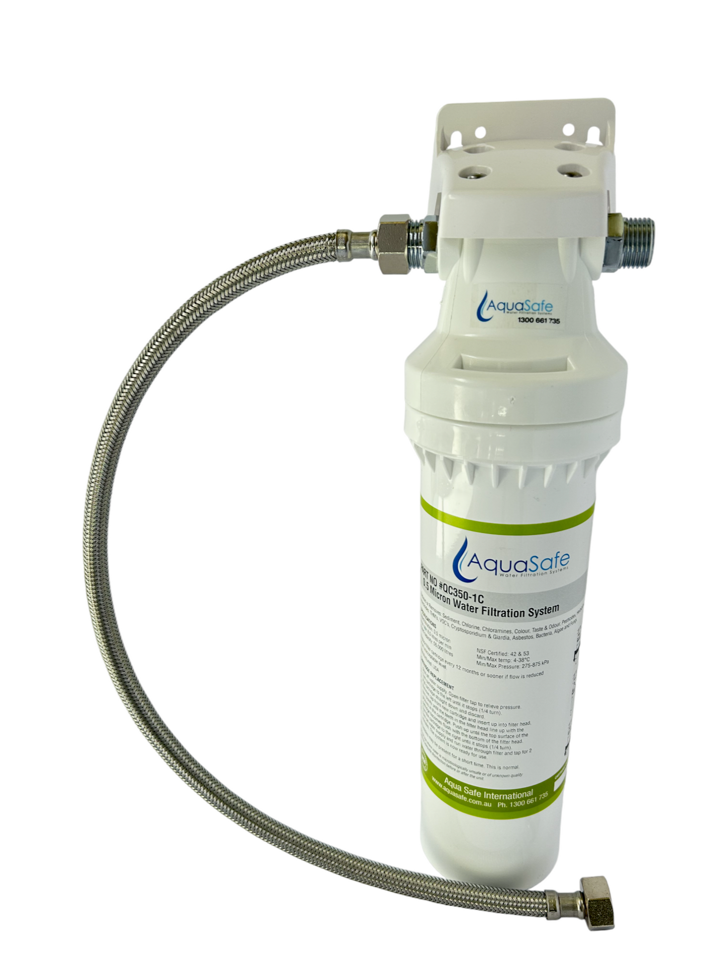 AquaSafe QC350-1 Single Under bench Water Filter System