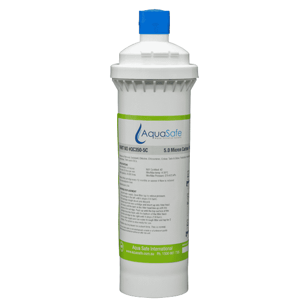 AquaSafe QC350-5C 5 Micron Carbon Cartridge