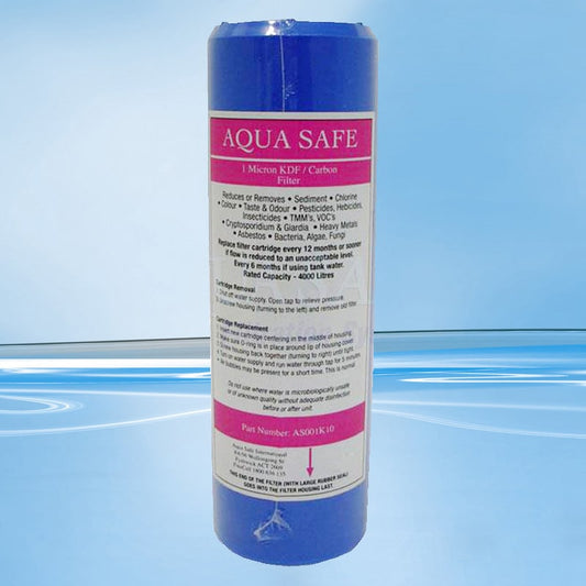 AquaSafe AS001K10 10" KDF Carbon Filter