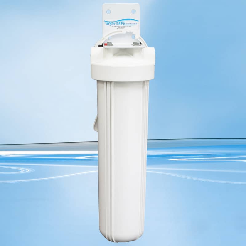 AquaSafe AS425 20" Big White Single Carbon Whole of House Filtration System
