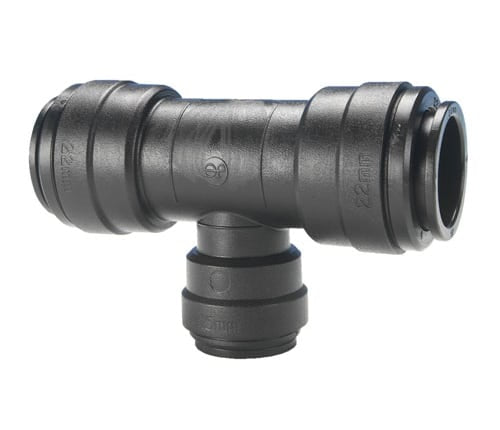 John Guest 22mm x 15mm Reducing Tee