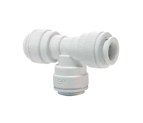 John Guest 1/2" Tube x 3/8" Tube Reducing Tee PI301612S