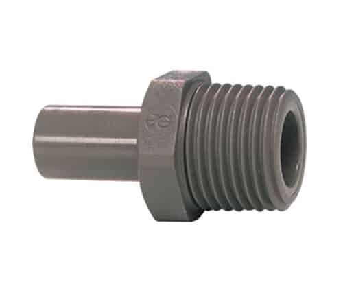 John Guest 1/4" Stem x 1/4" BSP Adaptor PI050802S