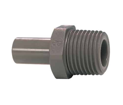 John Guest 3/8" Stem x 1/4" BSP Adaptor PI051202S