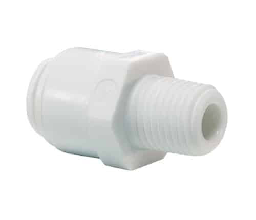 John Guest 3/8" Tube x 1/8" NPT Straight Adaptor PI011221S