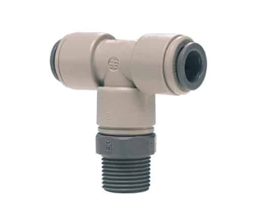 John Guest 1/2" Tube x 1/2" BSP Swivel Tee