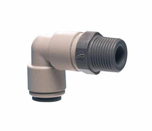 John Guest 1/2" Tube x 3/8" Swivel Elbow PI091603S