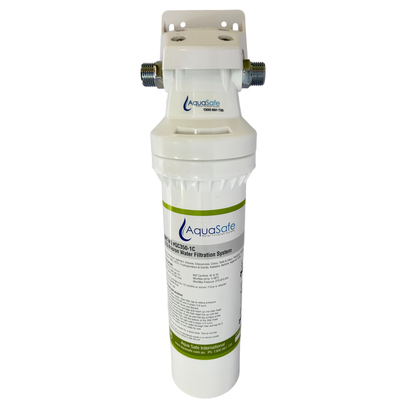 AquaSafe QC350-1E Single Under bench Water Filter System
