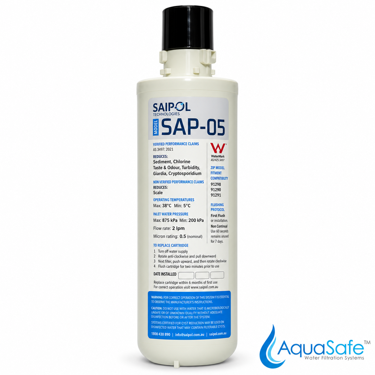 Saipol SAP-05 5 Micron Replacement Water Filter 91290