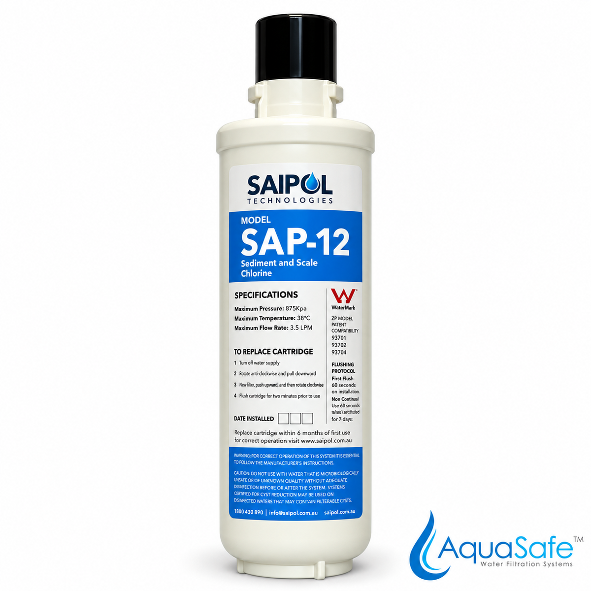 Saipol SAP-12 0.5 Micron Triple Action Filter 93702