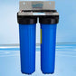 AquaSafe Twin 20" Filtration System with Stainless Steel Stand and Cover