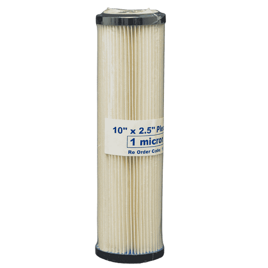 10" x 2.5" 1 Micron Pleated Sediment Filter (11420)