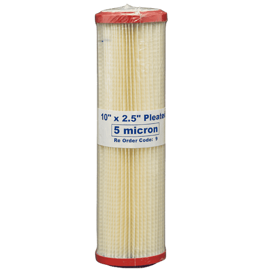 10" x 2.5" 5 Micron Pleated Sediment Filter (11440)