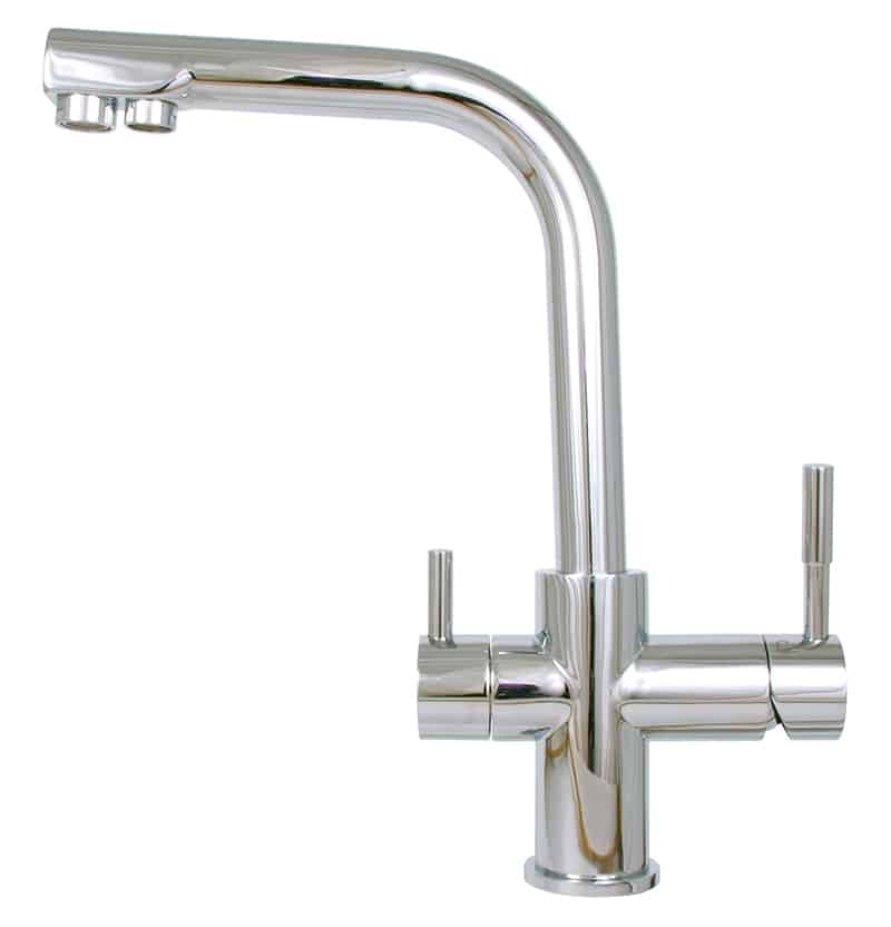 80055 - 3 Way - Chrome Side Lever 3 Way Flick Mixer Tap