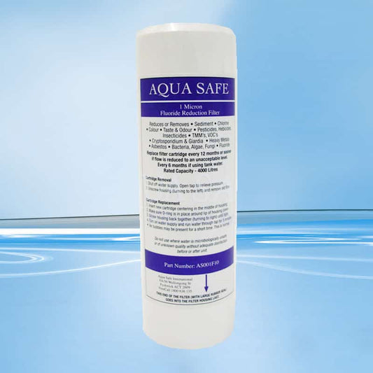 AquaSafe AS001F10 - 1 Micron Fluoride Reduction KDF