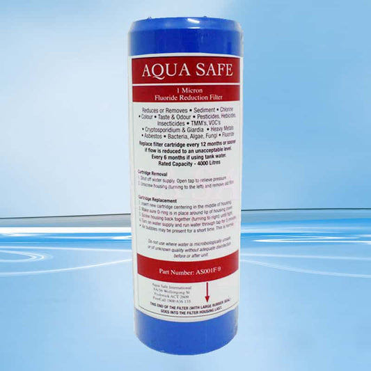 AquaSafe AS001F9 - 1 Micron Fluoride Reduction KDF