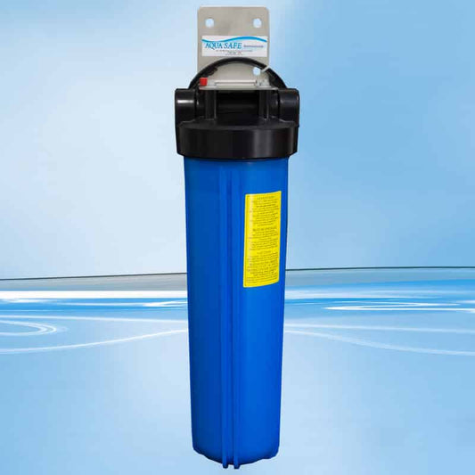 AquaSafe AS455 20” Big Blue Single Sediment Whole of House Filtration System